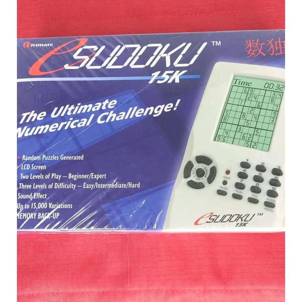 Sudoku 15K Ultimate Numerical Challenge eSudoku Beginner‎ Expert Travel Game
